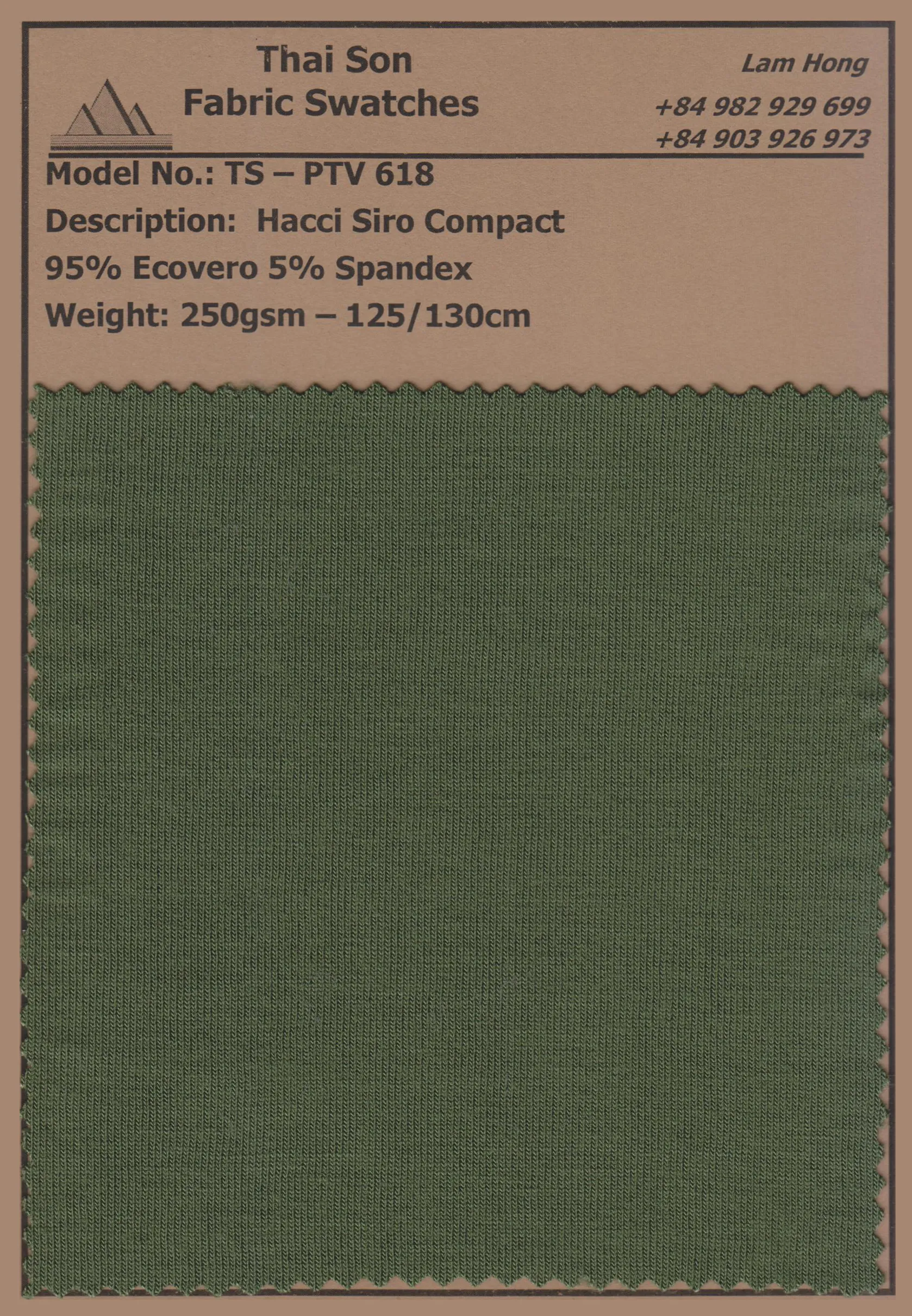 Hacci knit fabric swatch made by a Vietnam fabric manufacturer