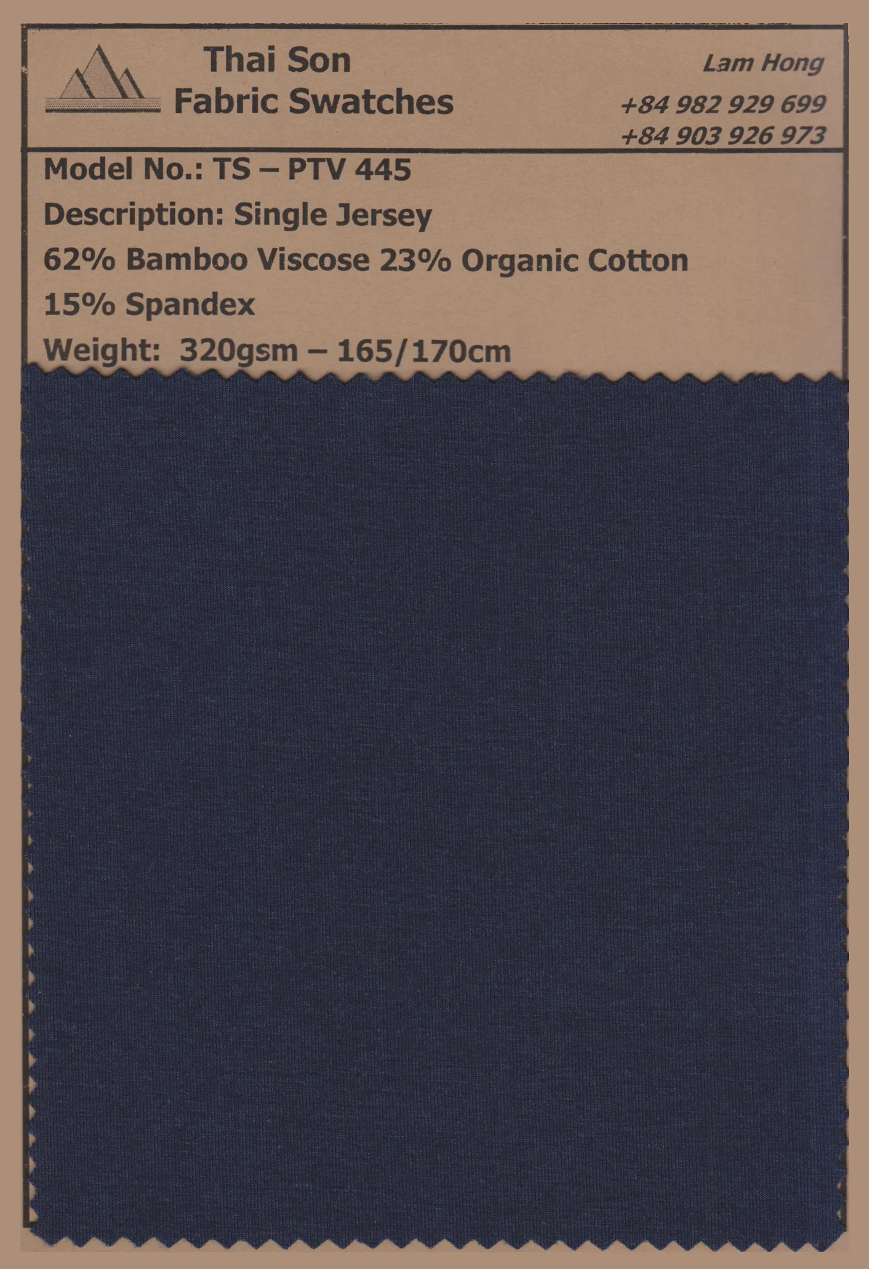 A Bamboo Viscose fabric item produced in Vietnam