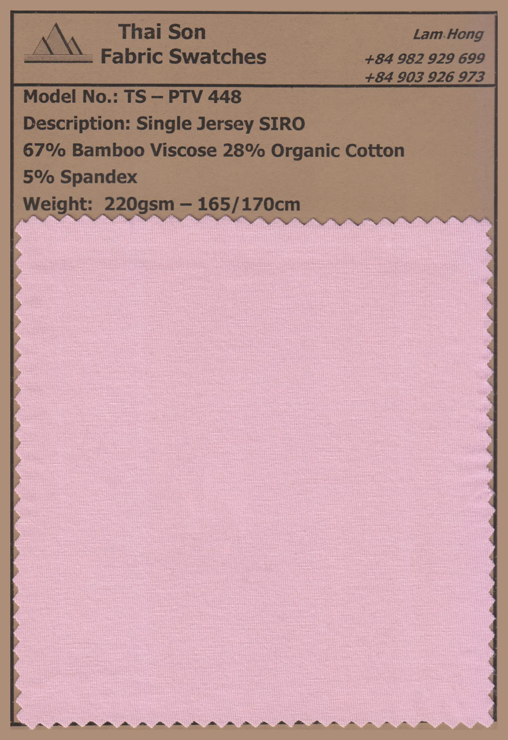 A Bamboo Viscose fabric item produced in Vietnam
