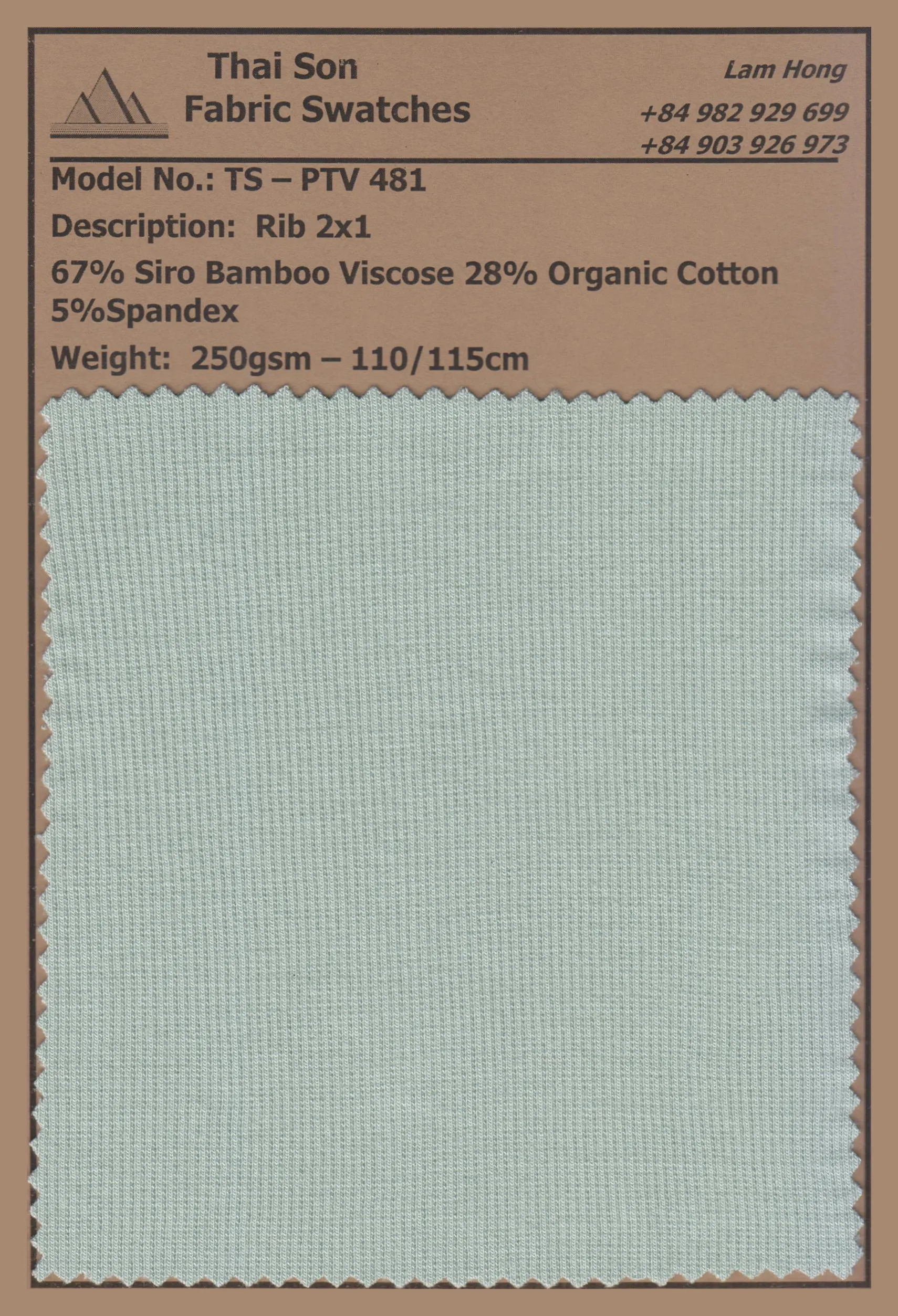 A Bamboo Viscose fabric item produced in Vietnam