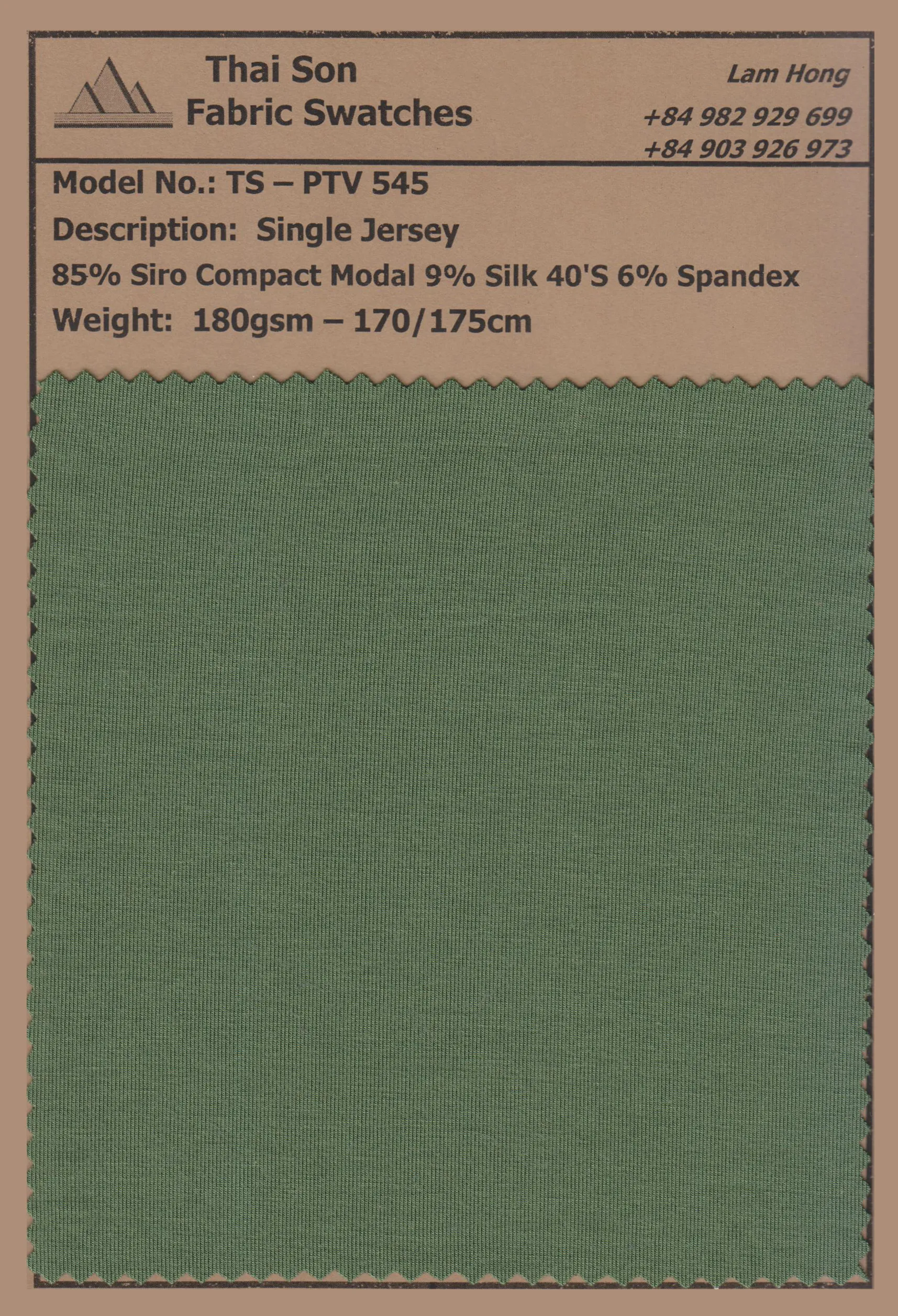 Siro Compact Modal fabric made in Vietnam