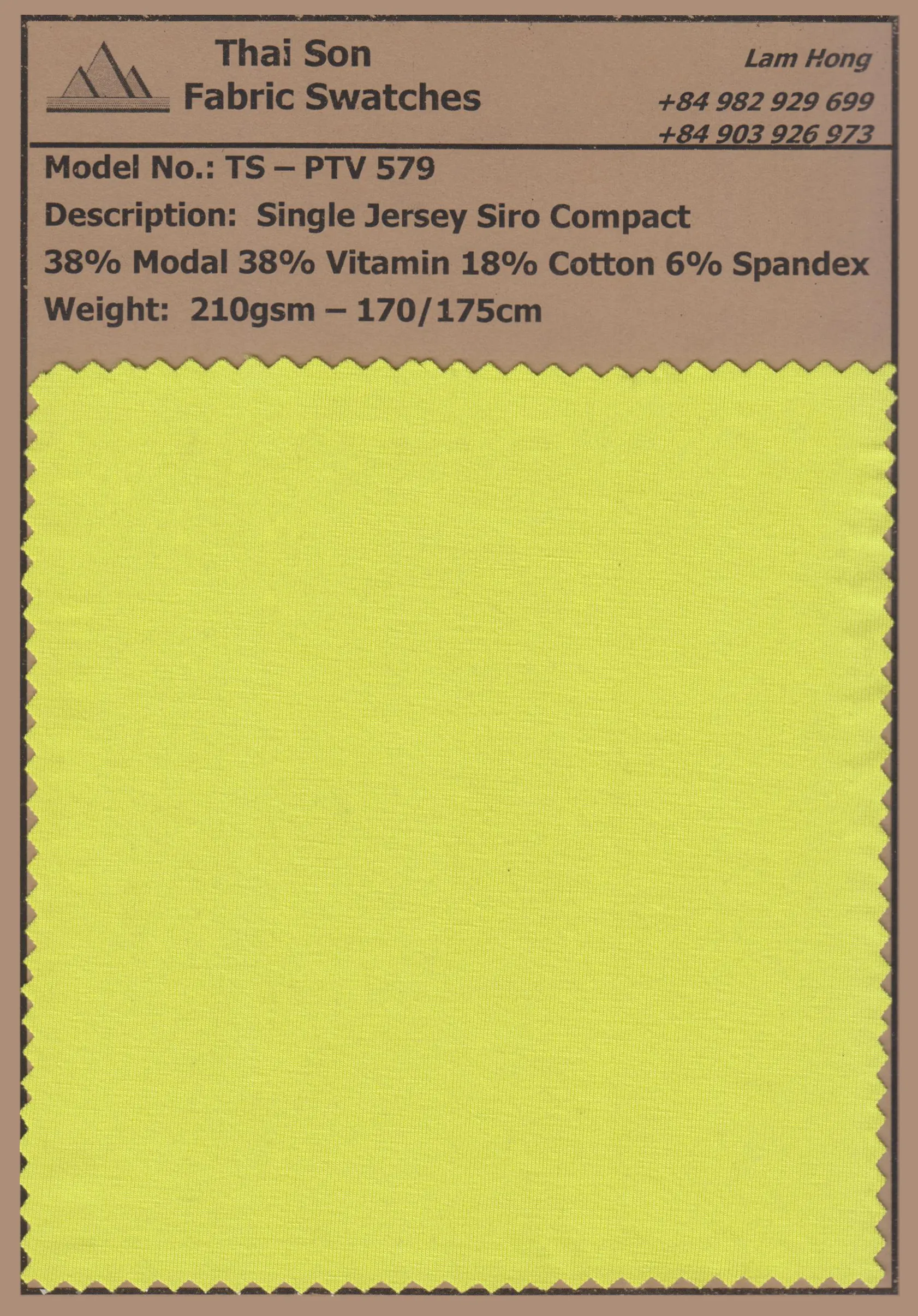 Siro Compact Modal fabric made in Vietnam