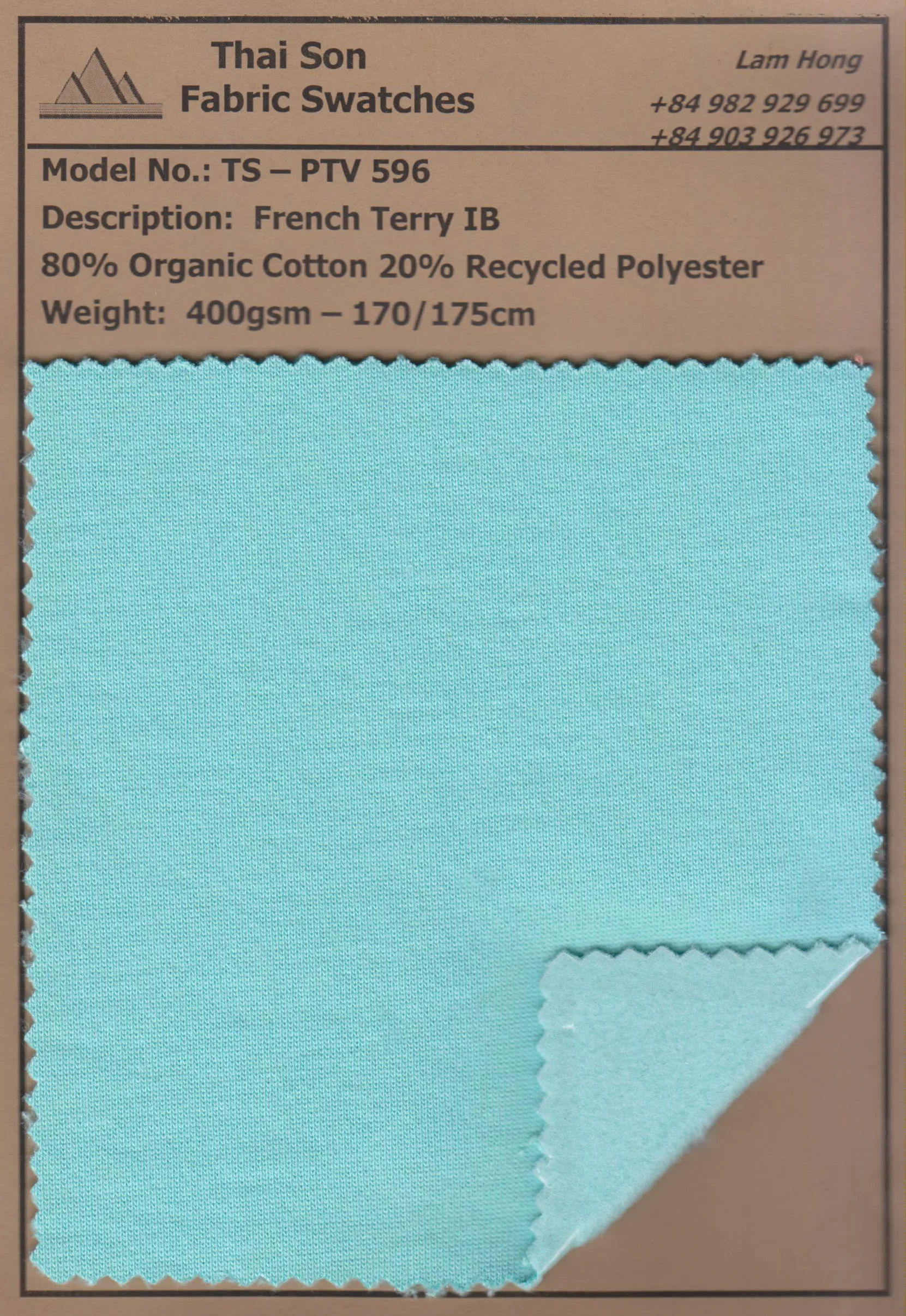 Organic cotton fabric from Vietnam manufacturer